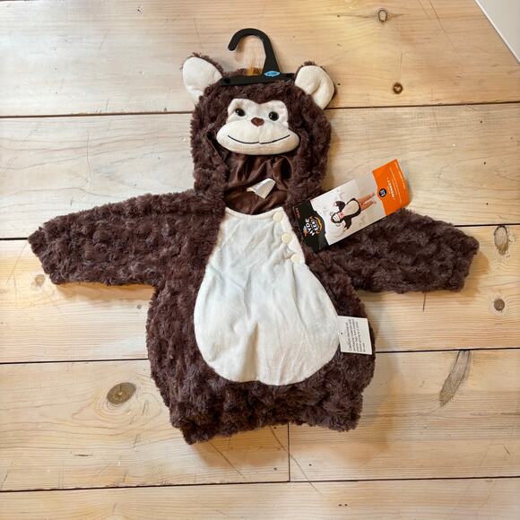 Hyde and Eek Boutique NWT Infant Monkey Halloween Costume Size 6-12 Months - Picture 2 of 9